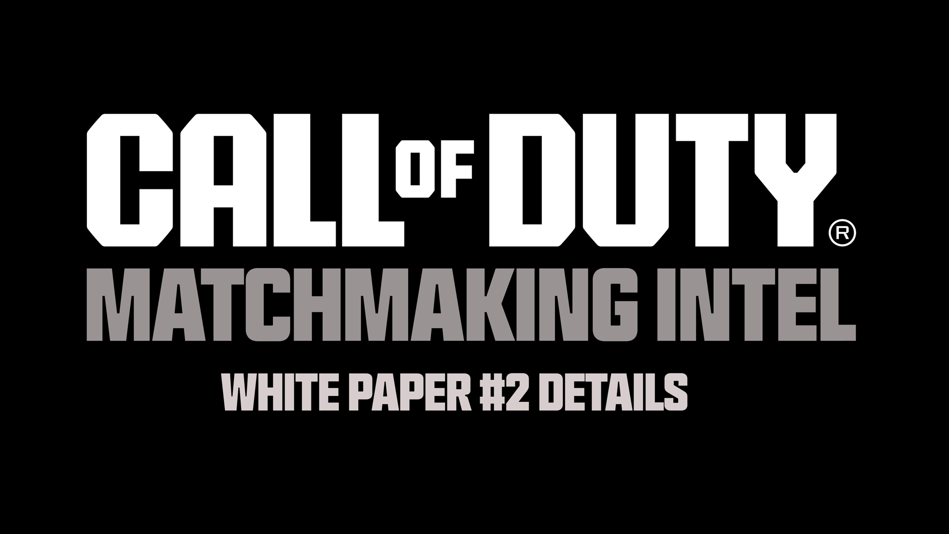 Activision's White Paper Reveals the Impact of Skill-Based Matchmaking (SBMM) on Multiplayer Lobbies